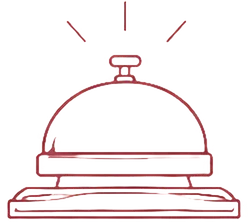 Illustration of a concierge bell