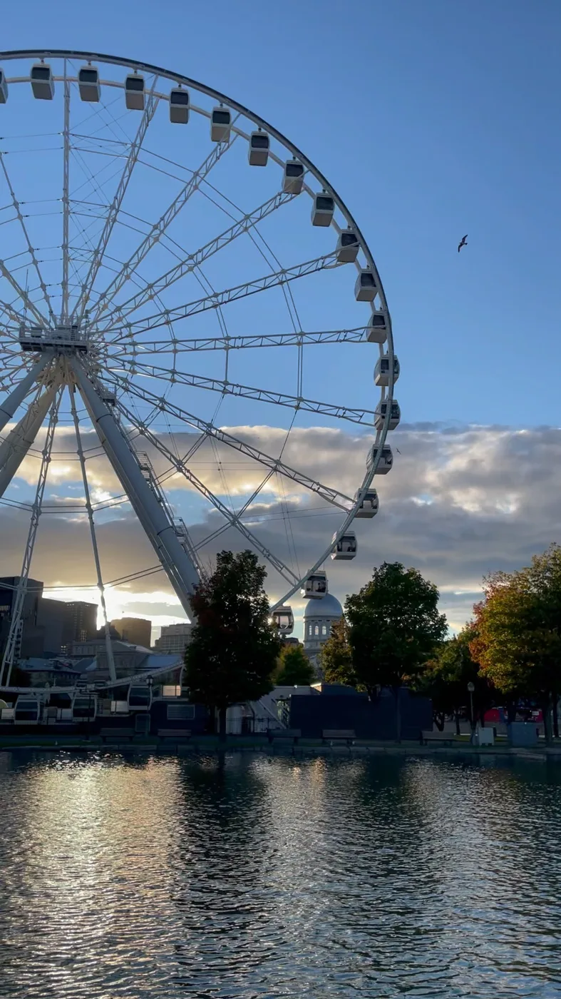 La Grande Roue at dusk